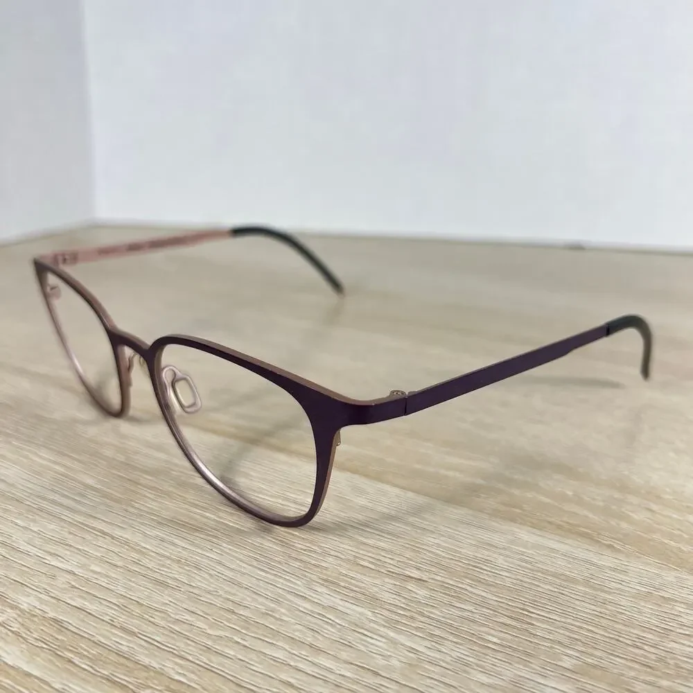 Orgreen Osakan 885 Eyeglasses Purple Frames Only Titanium Japan 51-19-142